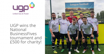 UGP WINS THE NATIONAL BUSINESSFIVES TOURNAMENT AND £500 FOR CHARITY